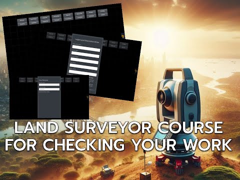 Free Tools for Land Surveyors To Check Their Work (not do their work)
