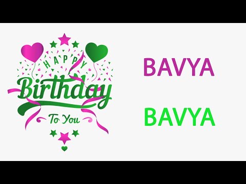 Happy Birthday to Bavya - Hindi Birthday Wish From Birthday Bash
