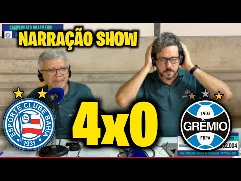 NARRATION SHOW ON THE TRIUMPH OF BAHIA - BAHIA 4X0 GRÊMIO [BRAZILIAN SERIES A 2025]