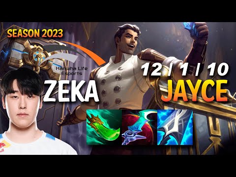 HLE Zeka JAYCE vs ZED Mid - KR Ranked