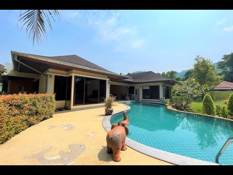 Unique Three Bedroom Pool Villa on the Lake + 4 Bungalows for sale in   Khuekkhak, Phangnga