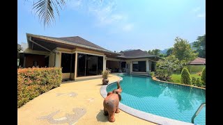 Unique Three Bedroom Pool Villa on the Lake + 4 Bungalows for sale in Khuekkhak, Phangnga