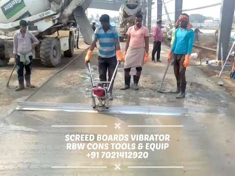 Screed Board Vibrator videos