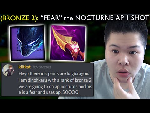 Bronze 2 player tells me AP Nocturne is like "1 Shot Rengar" with this FEARSOME build, so I tried it