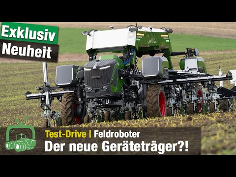 Fendt Xaver GT | Der neue Geräteträger | Feldroboter + RowPilot Kamera | Test-Drive | Neuheit | KI