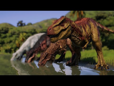 Camp Cretaceous Tarbosaurus Update 2.0 Showcase - Jurassic World Evolution 2 Modding