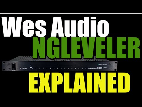 WesAudio ngLEVELER 16-Channel Next-Generation Automation System 2020 - Black image 7