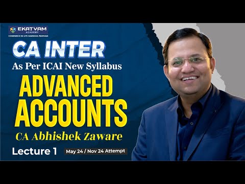 CA Inter - Paper 1 | Advanced Accounts | REGULAR BATCH | Google Drive