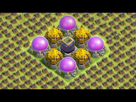 Clash Of Clans | INSANE LOOT TROLL BASE! | NOOB TRAP! | LOOT TROLLLING LOW LEVELS!