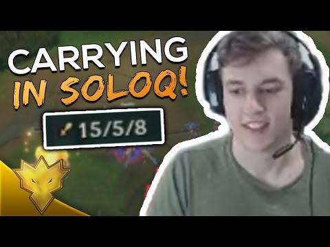 TSM Svenskeren - HARD CARRYING IN SOLOQ - League of Legends Stream Highlights