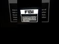 FBI Warning Screen 1982 1990