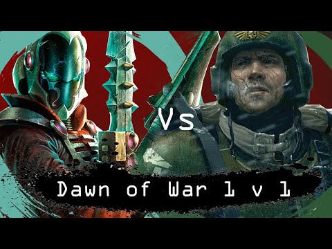 Dawn of War Soulstorm 1 v 1 Imperial Guard (Erenbeast) vs Eldar (Ethereal)