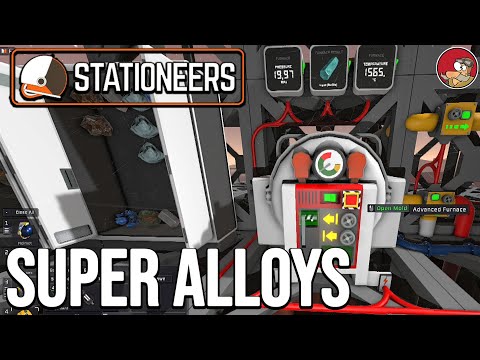 Crafting Super-Alloys - Stationeers Mars Survival - ep 35