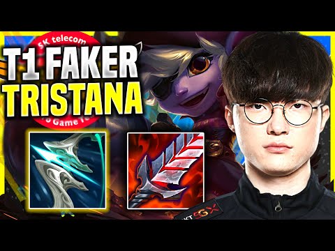 FAKER BRINGS BACK HIS ICONIC TRISTANA! - T1 Faker Plays Tristana Mid vs Katarina! | Preseason 11