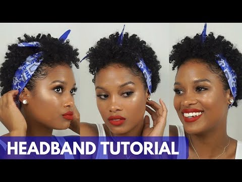 Natural Hair Headband Tutorial || Alyssa Marie