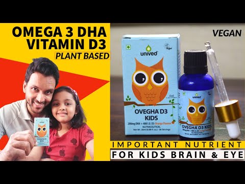 Benefits of Omega 3 and and Vitamin D3 for kids