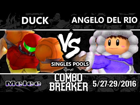 CB2016 Pools - Duck (Samus) Vs. Angel Del Rio (Icies) SSBM - Smash Melee