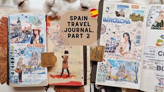 Spain travel journal, part 2. My journaling process (+ Giveaway(closed).
