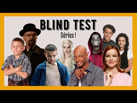 Blind Test Séries - TOUS GENRES ET TOUTES GENERATIONS 40 EXTRAITS !