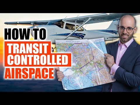 How To TRANSIT CONTROLLED AIRSPACE | With ATC Cockpit Audio, VFR, Class D