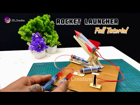 Real Working Hydraulic system Missile Launcher*DIY machine that Really Work😱🚀🚀
