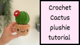 Crochet Cactus Plushie Step-by-Step Tutorial 🌵| Perfect Quick Market Make | Fun & Easy Pattern |