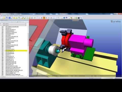 Simulating G-code for polar and cylindrical interpolation