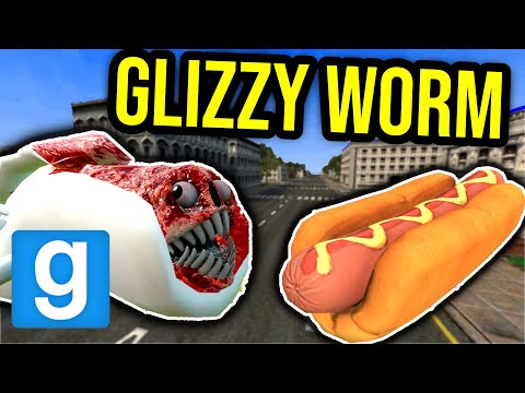 BRIDGE WORM TURNS INTO GLIZZY!! (Garry's Mod Nextbot)