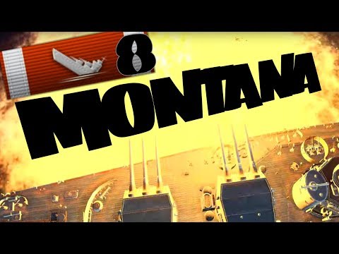 USS MONTANA 8 KILLS || World of Warships