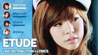 Girls&#39; Generation - Etude (Line Distribution + Lyrics Color Coded) PATREON REQUESTED