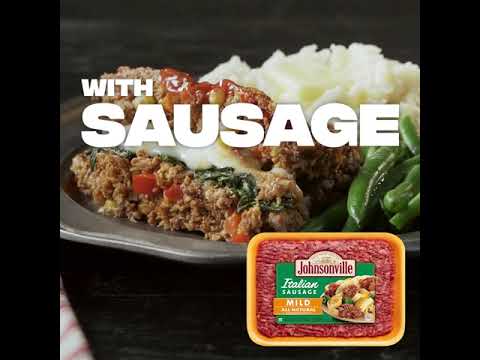 Johnsonville Ground Italian Sausage Meatloaf :06 1x1