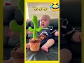 #Taking cactus 🌵 prank🤣😂#baby reaction 😅🤣😂🌵