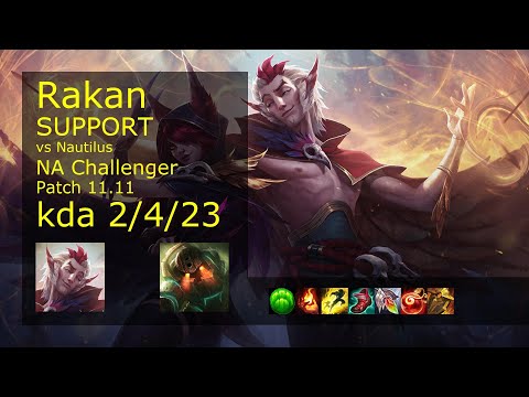 Rakan Support & Caitlyn vs Nautilus & Kai'Sa - NA Challenger 2/4/23 Patch 11.11 Gameplay