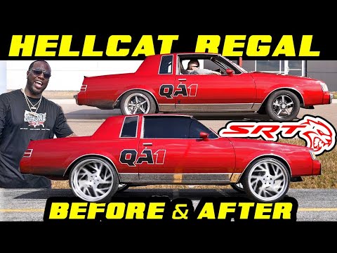 DONKMASTER Debuts NEW HELLCAT REGAL and Broke The Rear End! Supercharged on 24s With QA1 Suspension