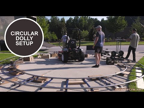 Setting Up a Circular Dolly Track - Professional Motion Picture Tech - Cinema Tools Pro Tip #1: