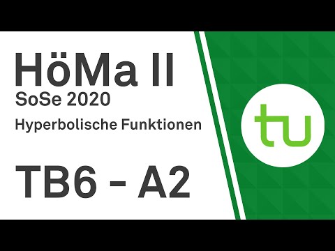 Hyperbolic Functions – TU Dortmund, Higher Mathematics II (BCI/BW/MLW)
