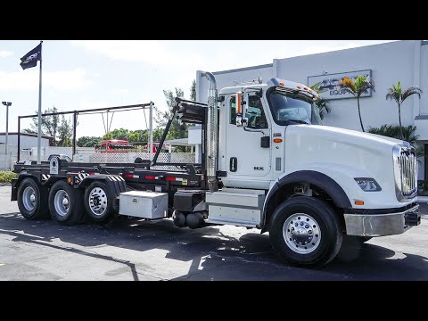 Refurbished International HX Roll Off Truck