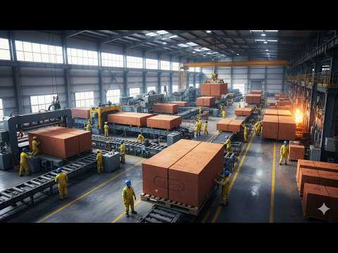 10 Million Bricks a Day?! Inside the Massive Clay Brick Production Plant ! Billion Factory Secrets