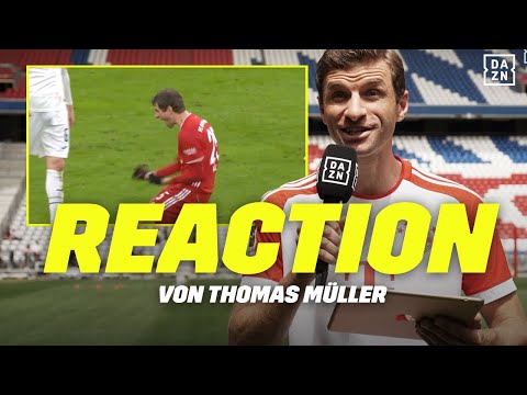 Thomas Müller REAGIERT auf legendäre Müller-Szenen