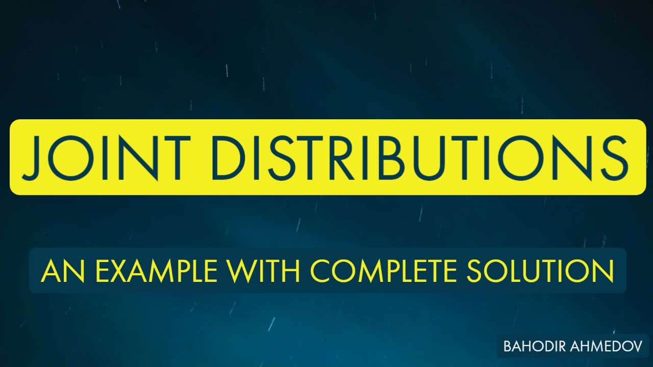 Joint Probability. An example with the Solution.