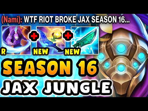 THIS WILL 100% BE NERFED!! New Season 16 AP Jax Jungle (1-SHOT BONKS)