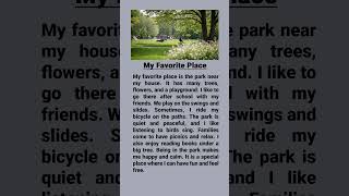 My Favorite Place – Easy English Story for Beginners #EnglishLearning #ESL