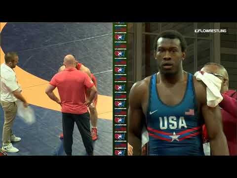 97 Kg Rr Rnd 2 Ty Walz Titan Mercury Wrestling Club TMWC Vs Kyven Gadson Cyclone Regional Training