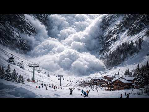Tragedy in Courmayeur! Massive Avalanche Hits Ski Area in the Italian Alps.