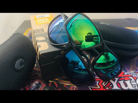 Blue vs Green Mirror Lenses in Costa Sunglasses