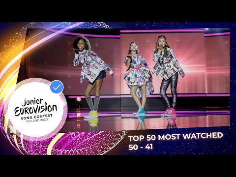 TOP 50: Most watched in 2020: 50 TO 41 - Junior Eurovision Song Contest