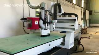 Máy ROUTER CNC Đài Loan, Thay Dao Tự Động