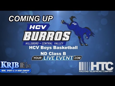 HCV vs Cavalier in ND Class B Region 2 Boys Basketball