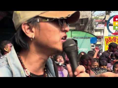 Parkhidina Chumbak🧲 live in Itahari hometown at Holi festival