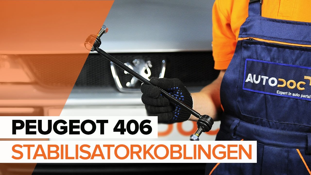 Udskift stabilisatorstang for - Peugeot 406 sedan | Brugeranvisning